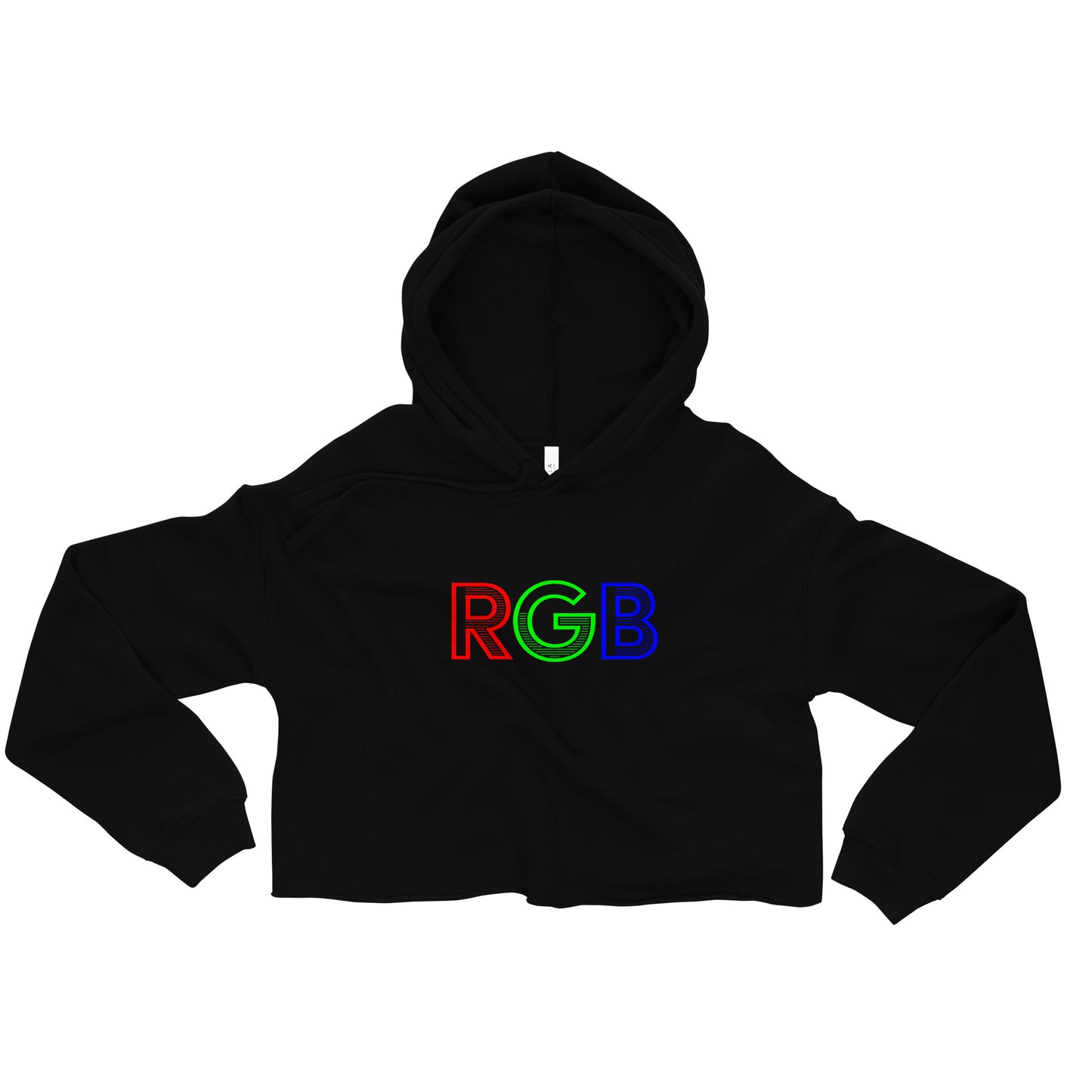 RGB Crop Hoodie