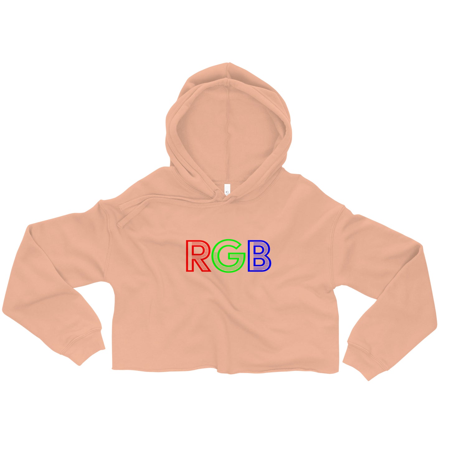 RGB Crop Hoodie