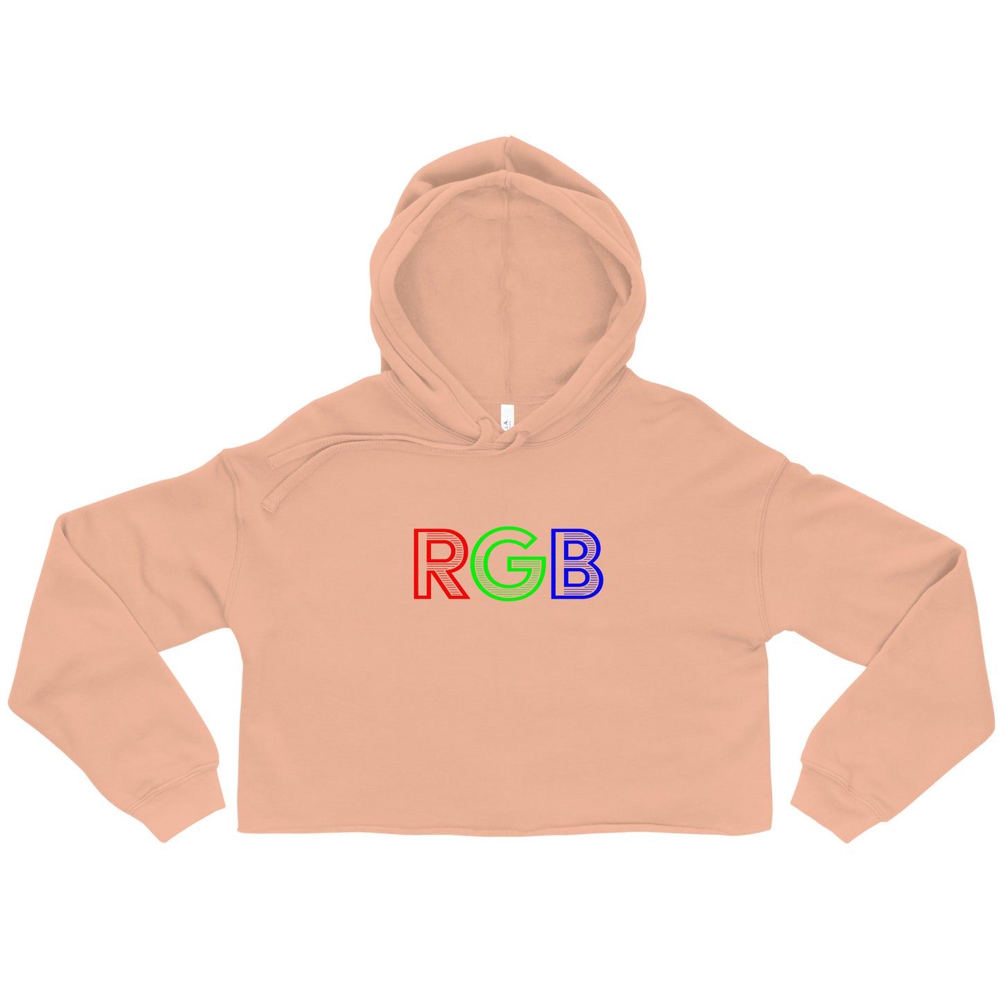 RGB Crop Hoodie