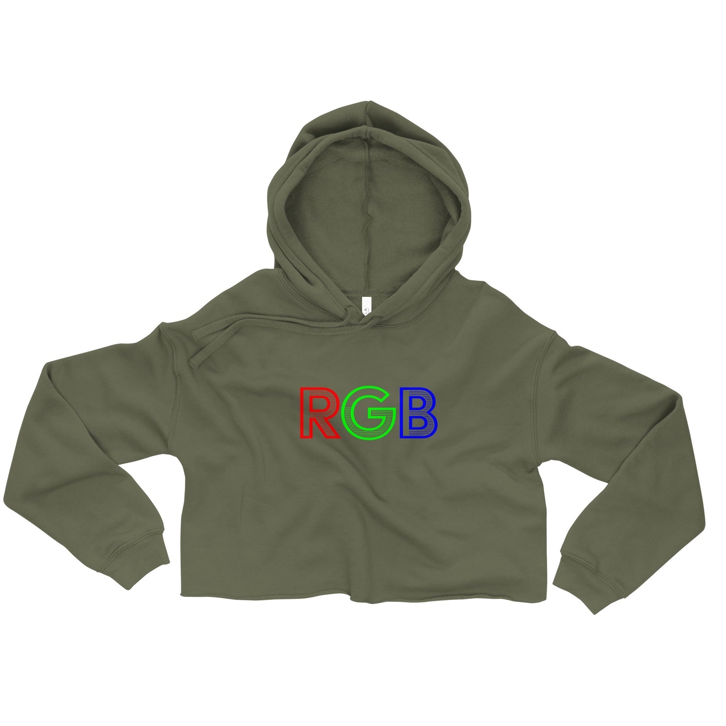 RGB Crop Hoodie
