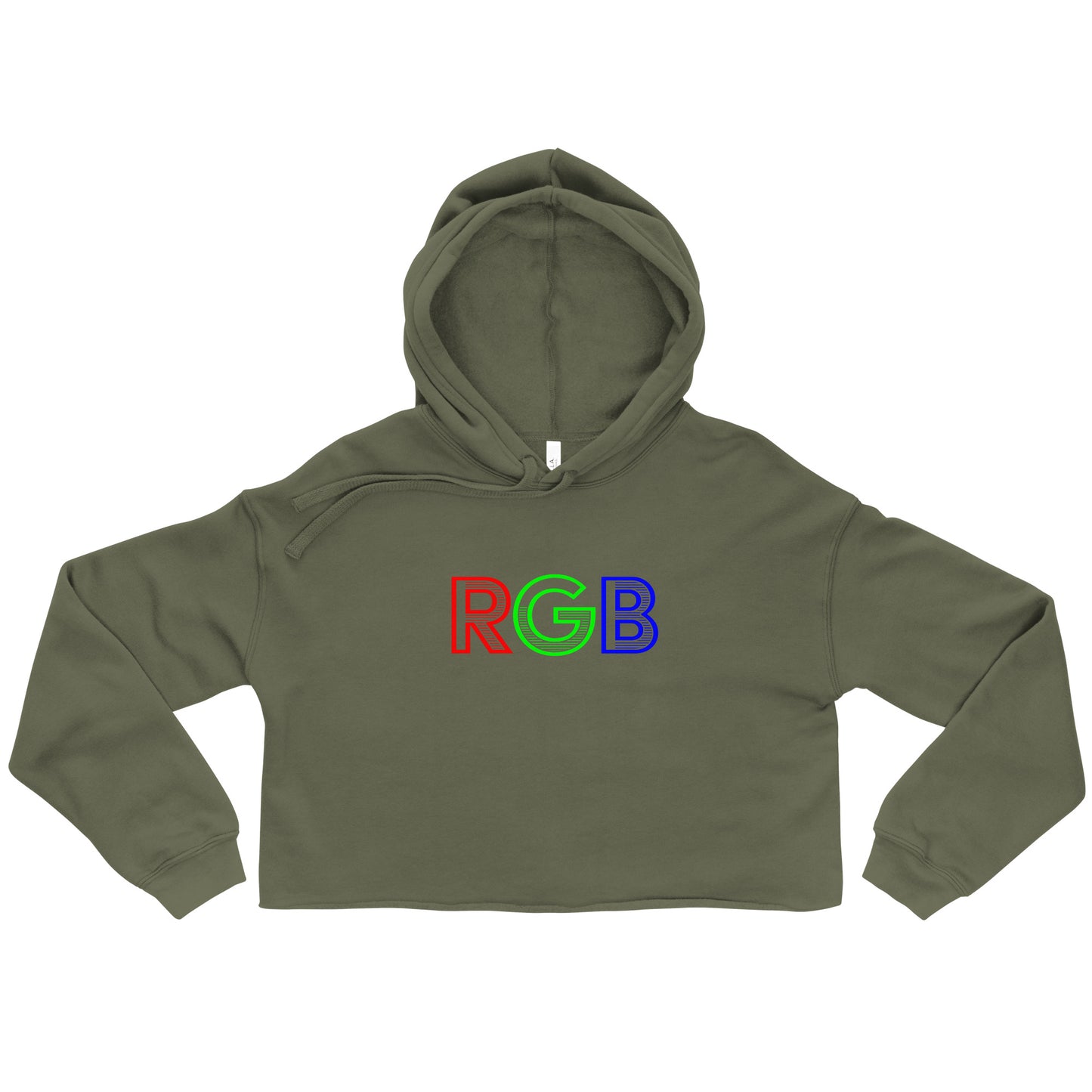 RGB Crop Hoodie