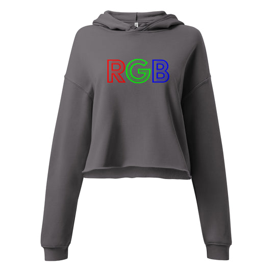 RGB Crop Hoodie