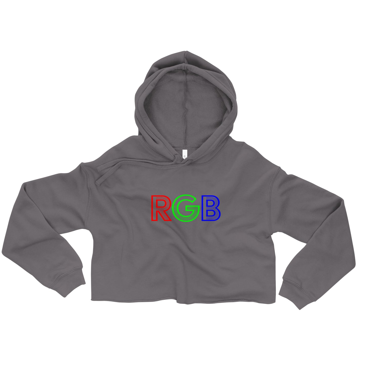 RGB Crop Hoodie