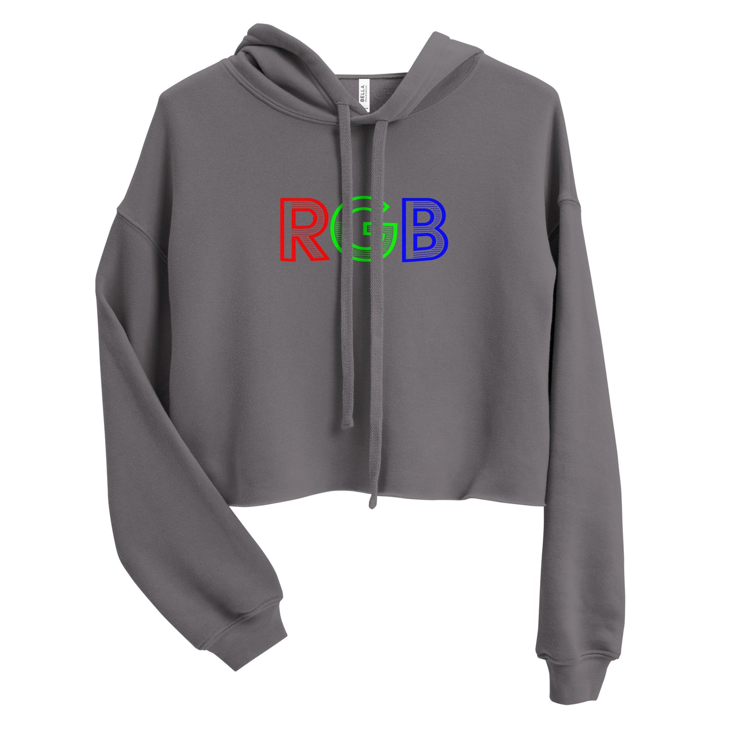 RGB Crop Hoodie
